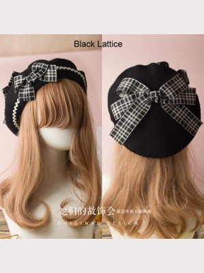 Bowknot Lolita Style Berets (MX01)